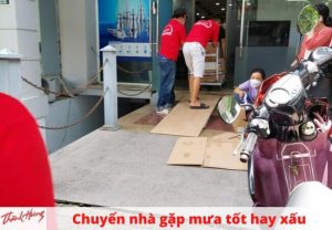Chuyển nhà trời mưa tốt hay xấu