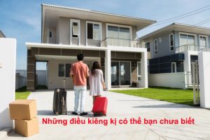 Điều kiêng kỵ khi chuyển nhà mới