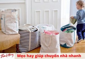 mẹo giúp chuyển nhà nhanh chóng